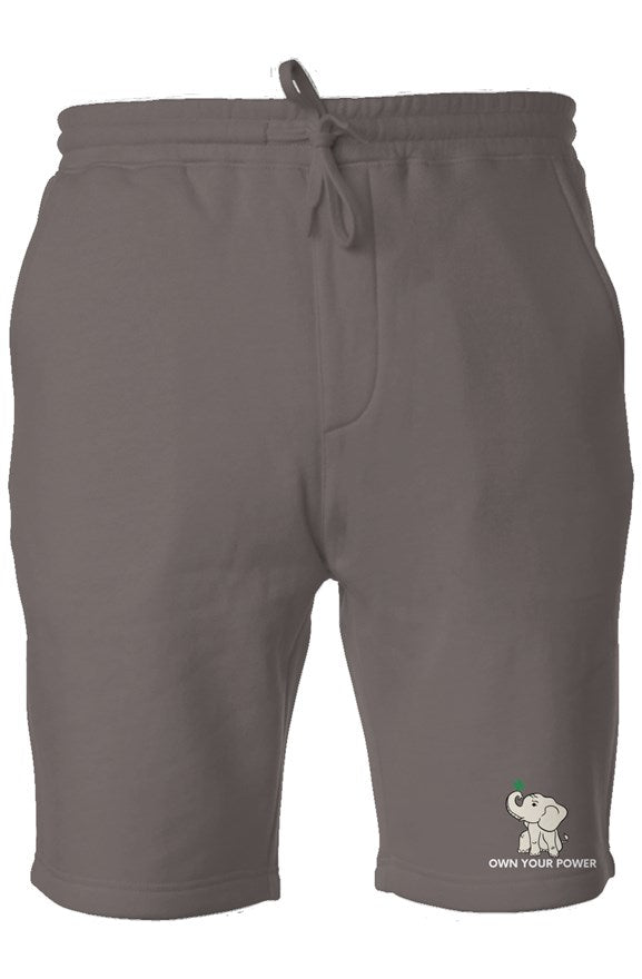 Pigment Dyed Fleece Shorts
