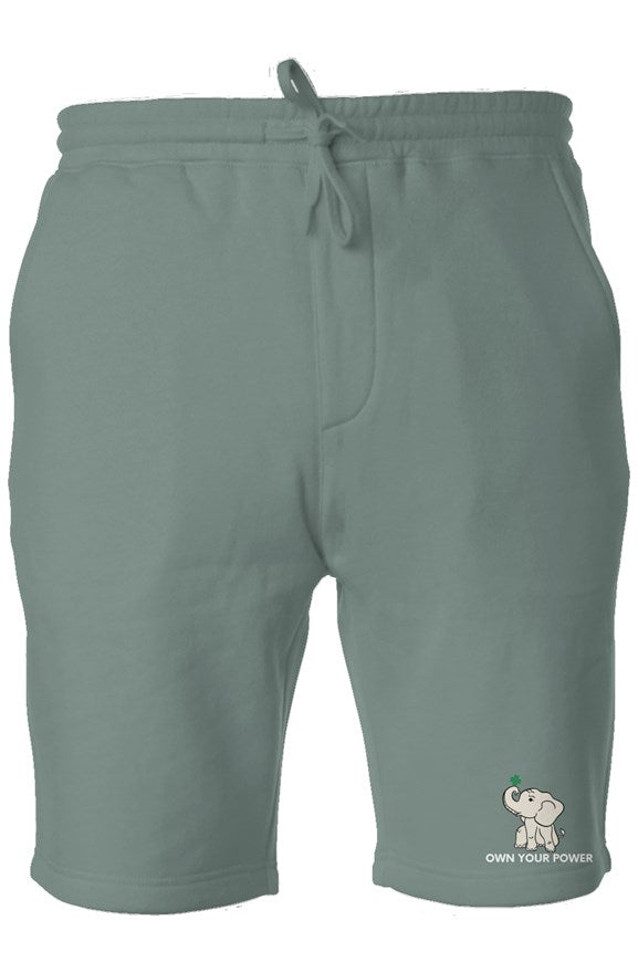 Pigment Dyed Fleece Shorts