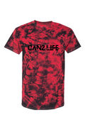 Red Crystal Tie-Dye Tee