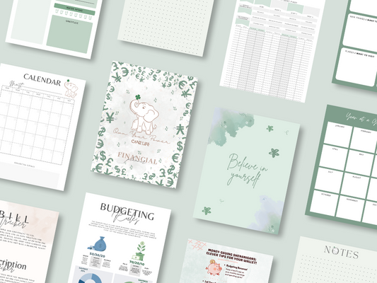 Undated Financial Planner-Printable