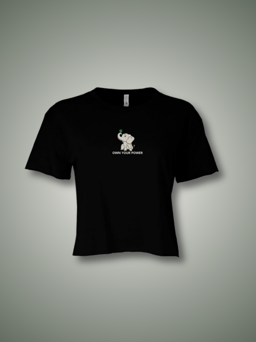 Cali Own Your Power Crop Top (EMBROIDERED)