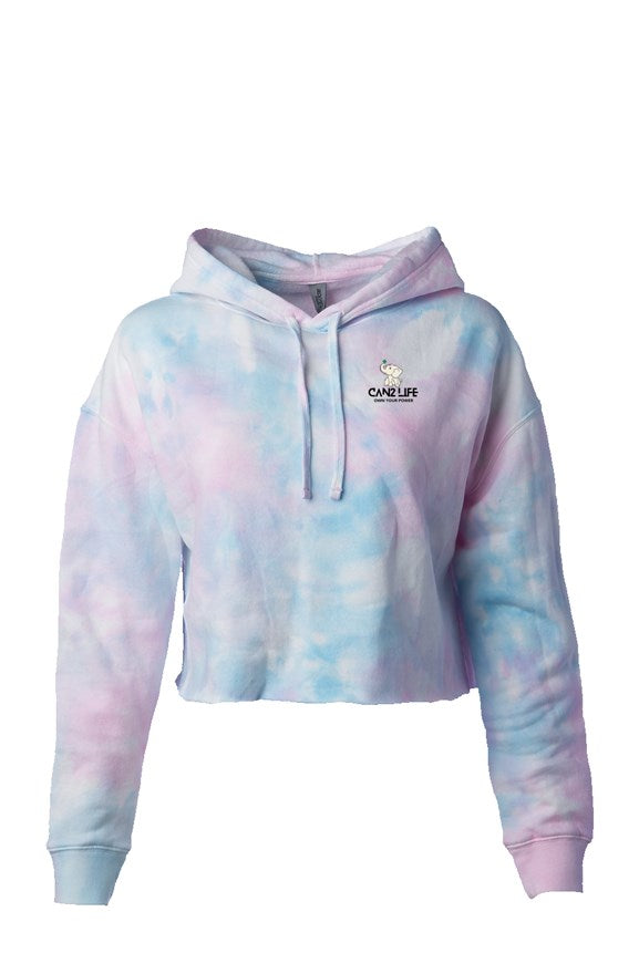 Tie Dye Crop Top-EMBROIDERED