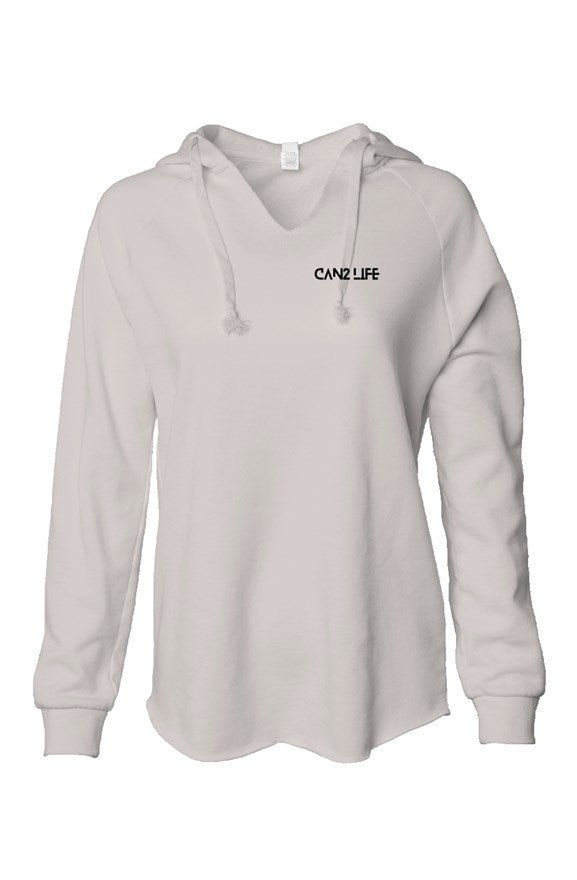 Can2Life Womens Lightweight Wash Hooded Sweatshirt