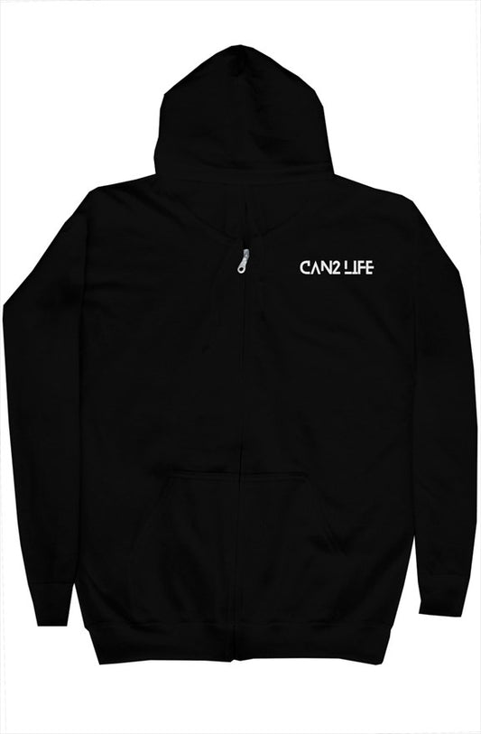 CAN2 LIFE zip hoody